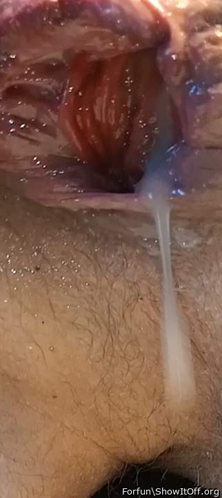 dripping from my hole....