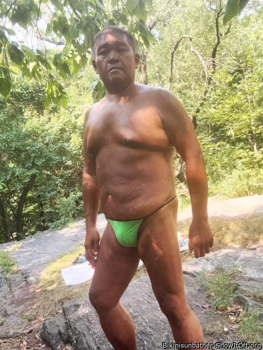 G-string in park