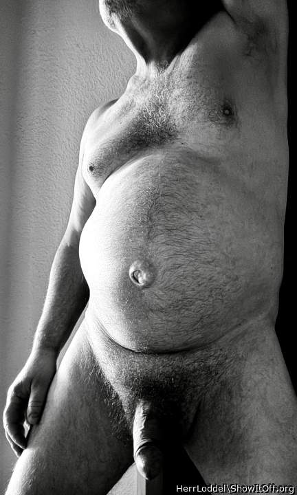 (61) Hairy Oldie - Bisexual Exhibitionist and Wanker