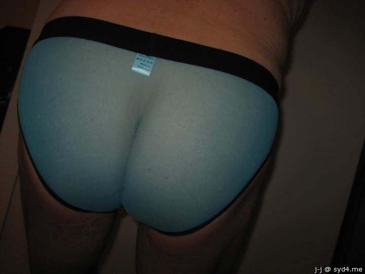 HOT BRIEFS-ACCENTUATED ASS, NICE and SNUG inside and showing