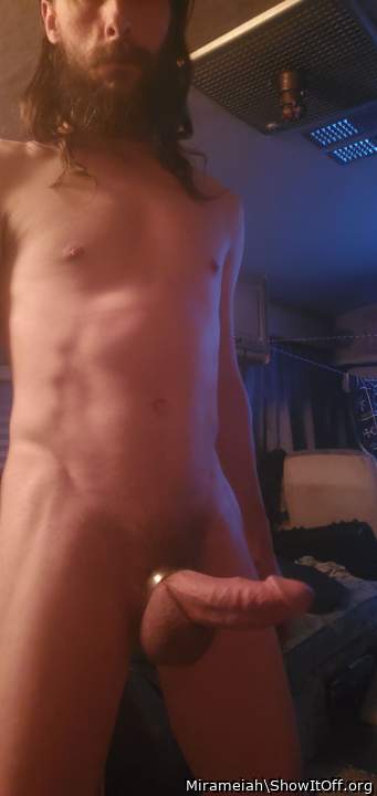 Showing off my nude body with cock ring