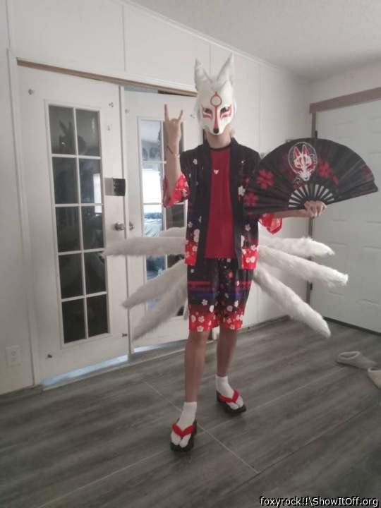 My nine-tailed fox costume
