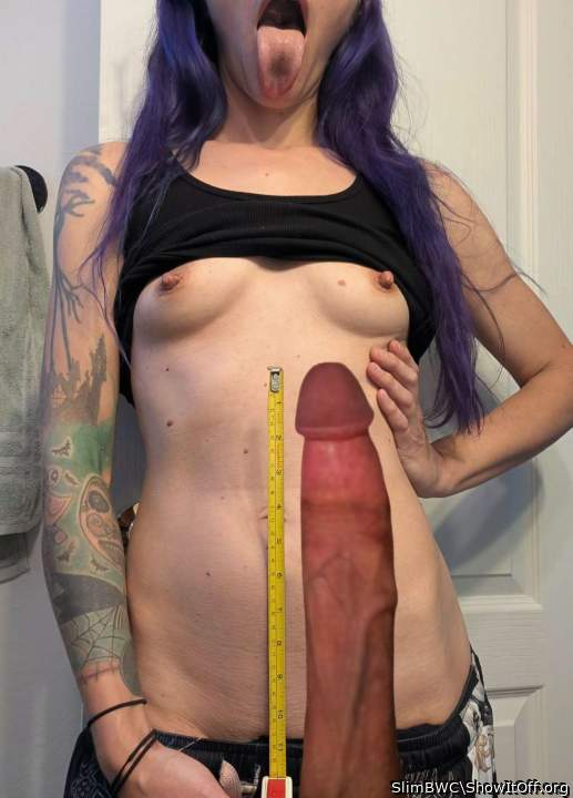 She definitely won't be able to take every inch