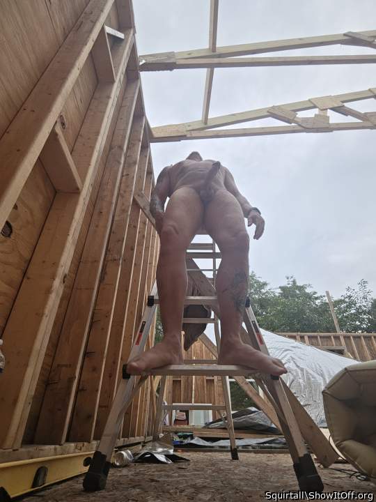 I love working naked