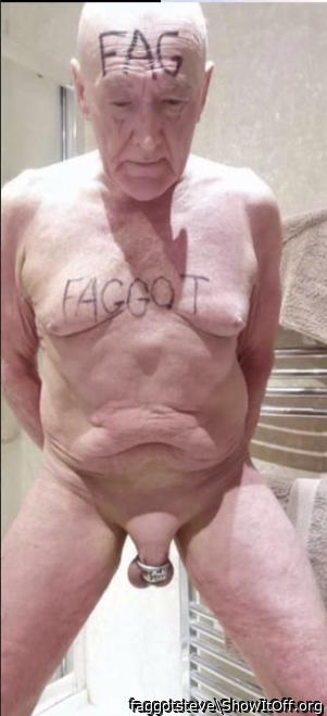 Steve H Kilwinning caged and shaved