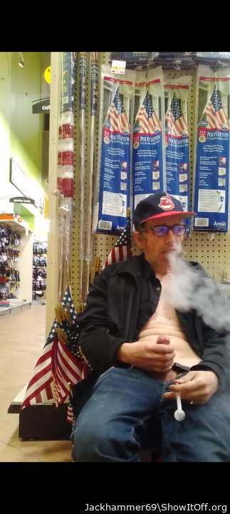 Inside Fred Meyers in the long garden department at 3:00 in 