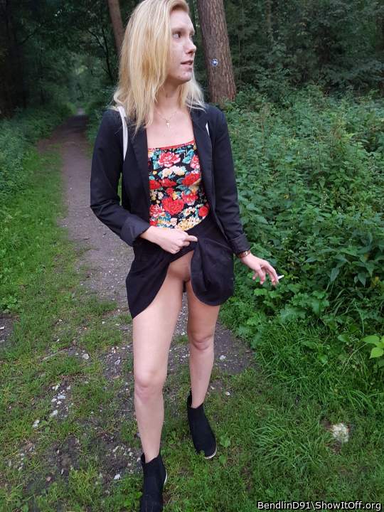 I sometimes go for naked walks in the forest,  I'd love to b