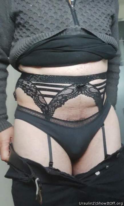 Mmmmm so hot that you wear it out, underneath