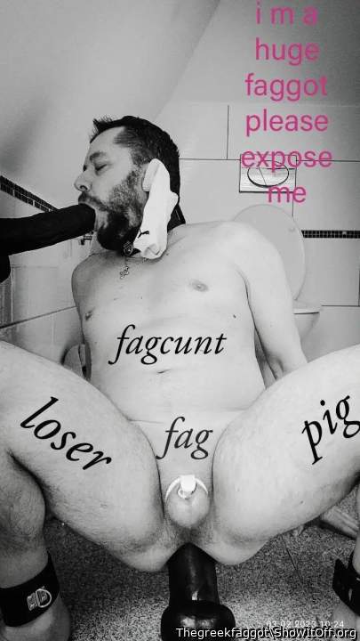 More of pathetic faggot dimitris sarridis