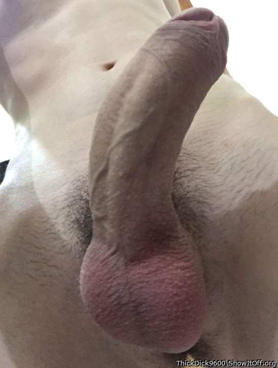 Awesome dick and balls, hot horny close-up view    