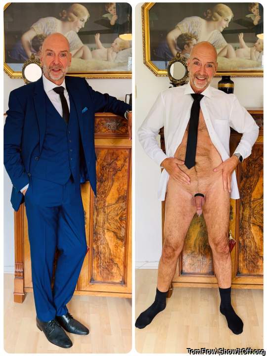 Hans Juergen Kunze dressed/undressed