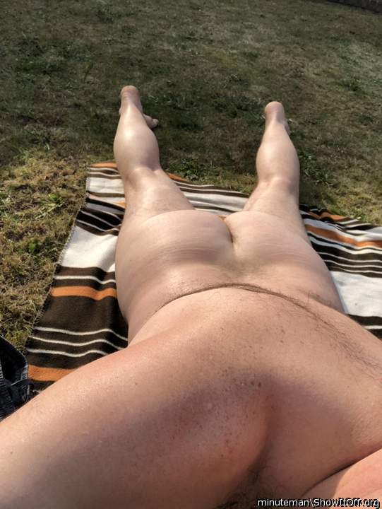 Naked in my garden yesterday!!