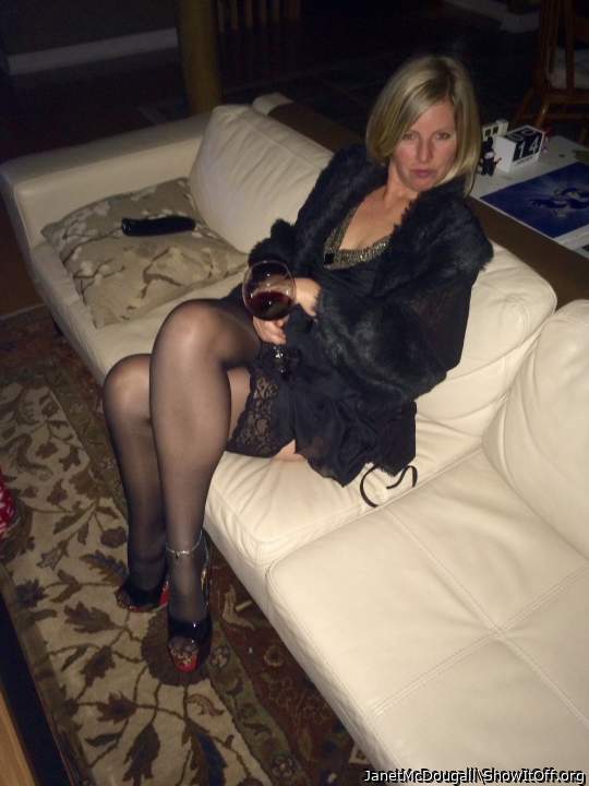 Janet McDougall - black stockings