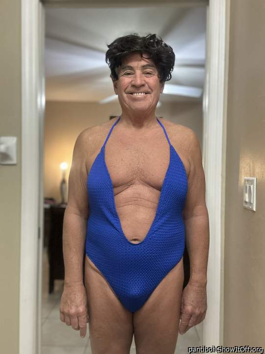 well, kind of plunging neckline, this one