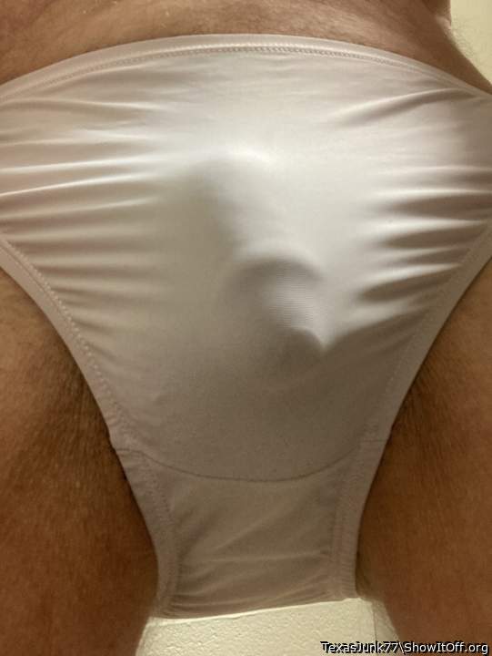 Like to rub them panties and get a feel of that big bulge.  