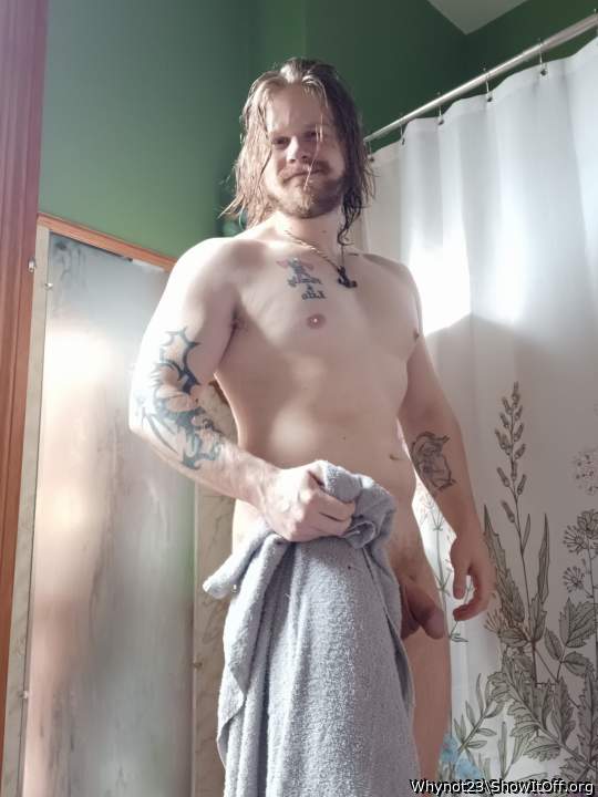 Fresh out of the shower