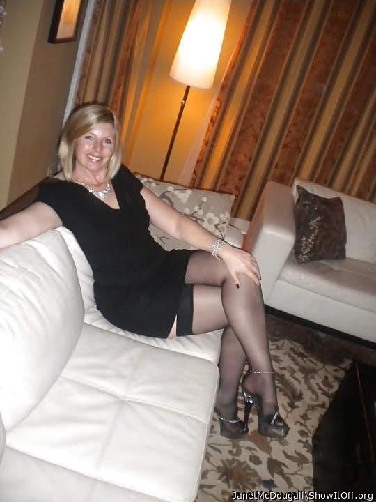 Janet McDougall - black stockings