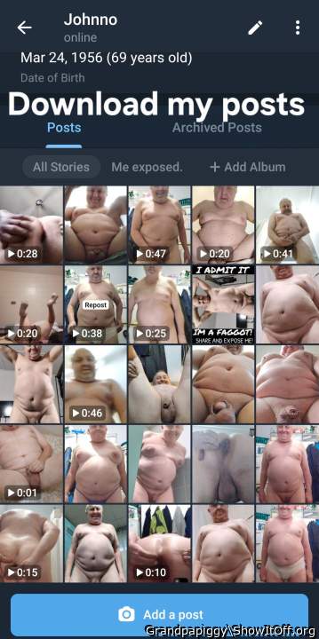 Grandpa can be Recorded on Telegram