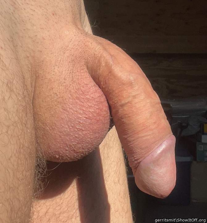 Outstanding cock pic, your balls look great too!   