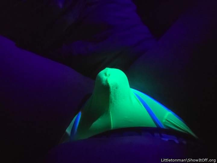 Fluorescent green underwear