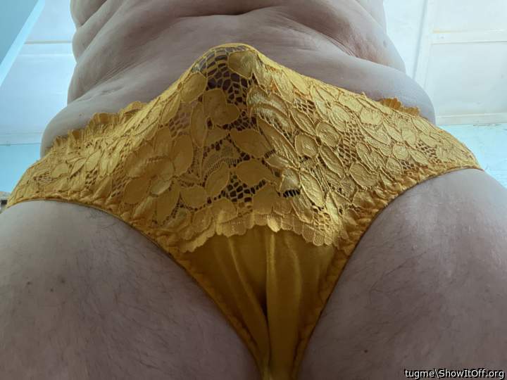 Golden lacy delight!    