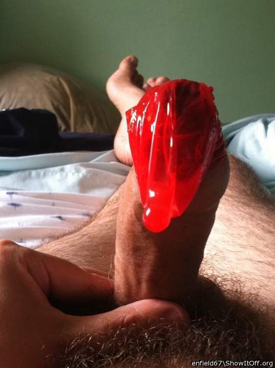 Lose the rubber and empty yourself in my mouth 