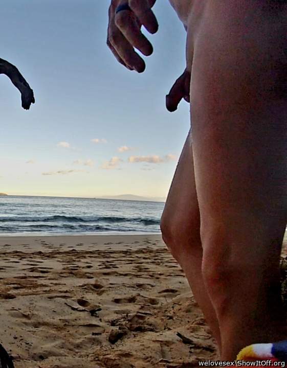 Silhouette in the sunset