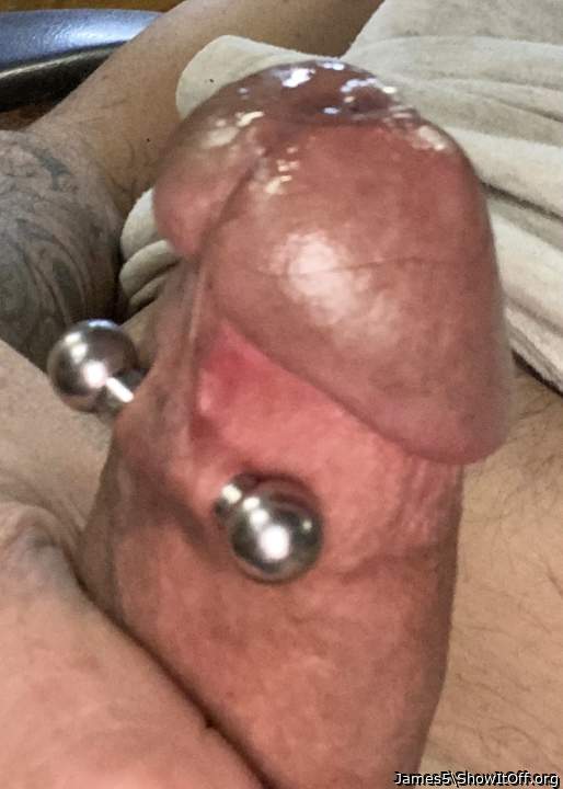 My hard cock.