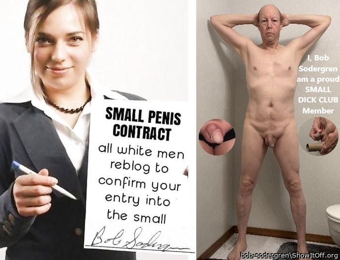 Small Penis Contract Bob Sodergren is Washington State Tiny Dick Influencer