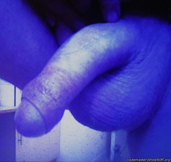 My early morning uncut dick and balls