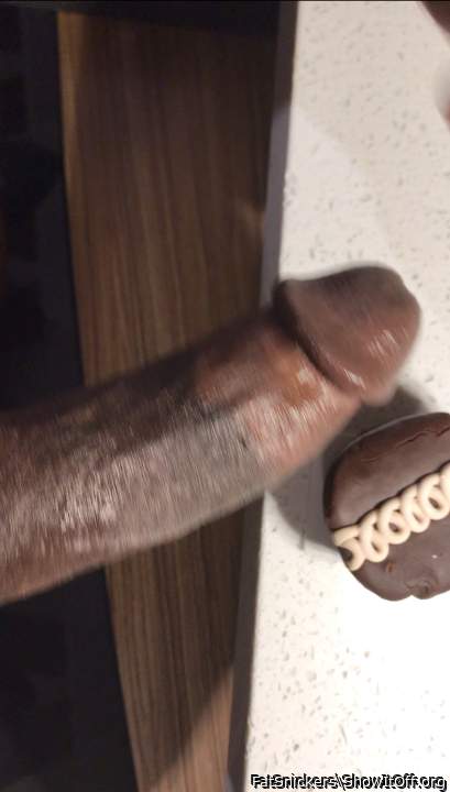 Want to see me cover my snack in cum?