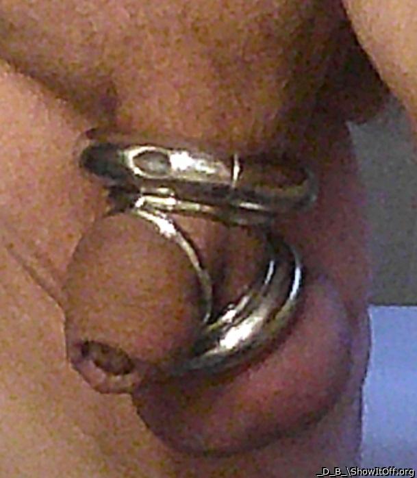 Triple Cock Ring with a ball weights