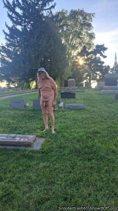 Naked in public and got caught by the folks