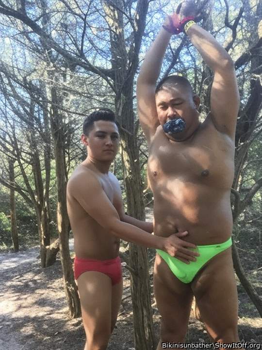 Tied up in the woods and fondled