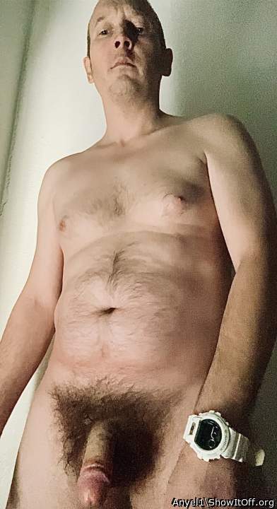 That's a sexy body and nice, bushy cock
