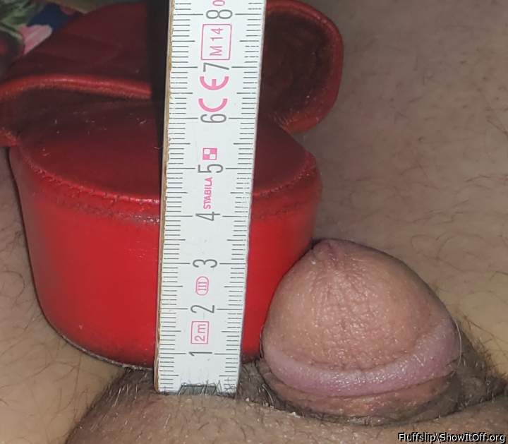 My tiny dick vs a ruler