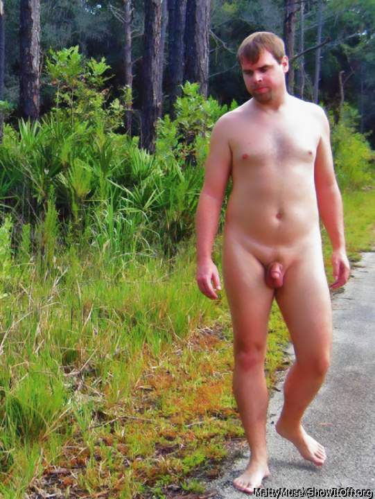 Just Me Matty Muse Nudist Wandering The Forest Naked