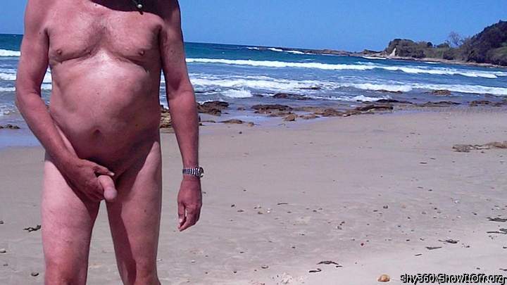 nude at an isolated beach  # 3