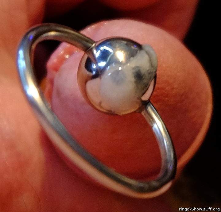 Cumming thru a penis plug feels so distinctly wonderful.    