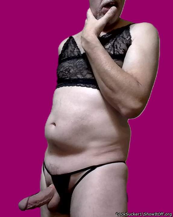 Theres something about black lacy knickersmmmm?