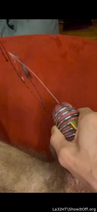 Cumming so hard through my cage