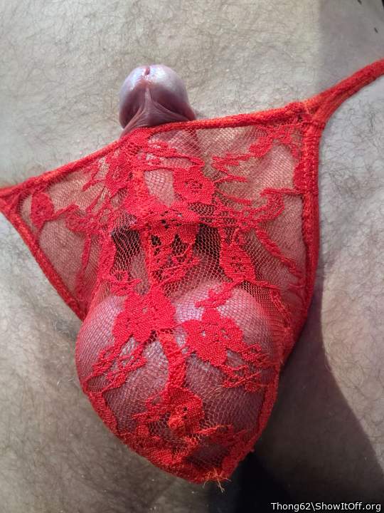 Nice to see you ringed through your lacy panties...
