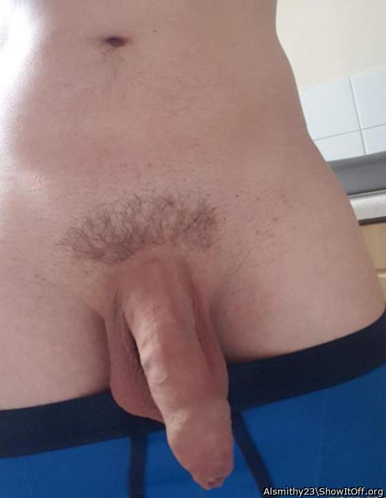 Mmmm sexy hanging dick and balls 