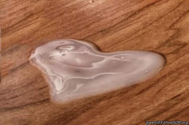 A perfect heart shapped load!!! mmmm yummmmmm!