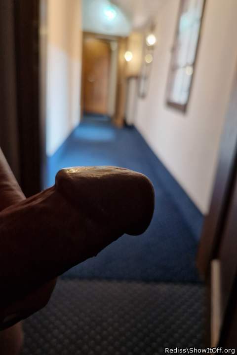 Exposing myself from my hotel room