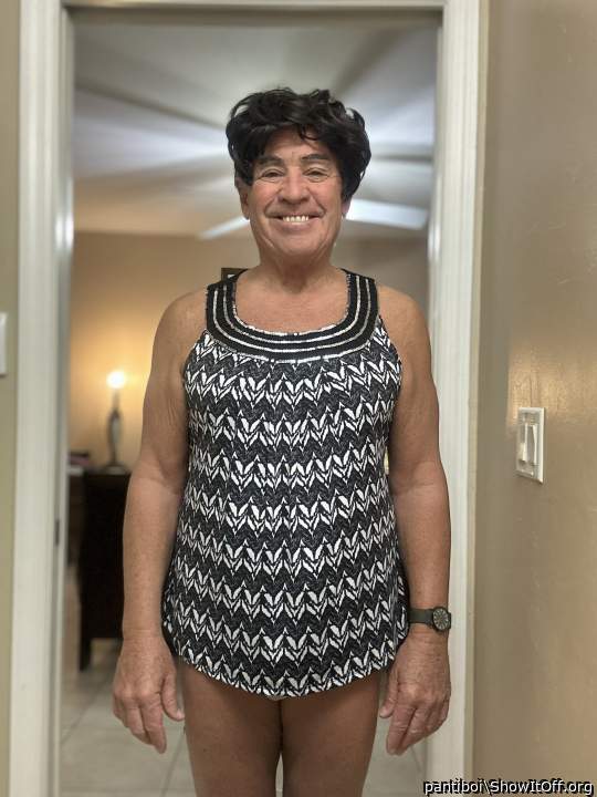 I wearing a VERY short dress