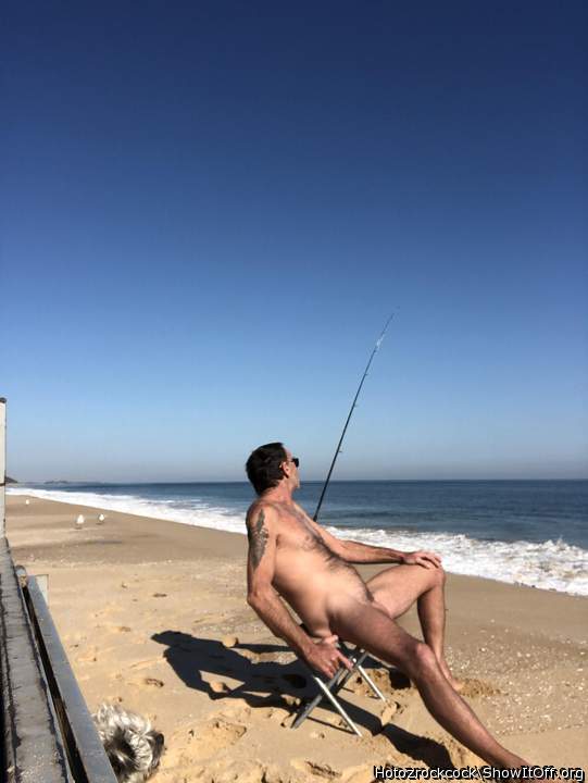 Love fishing nude