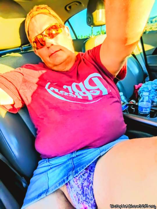 Relaxing at Walmart