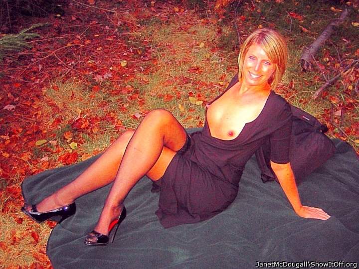 Janet McDougall - black stockings