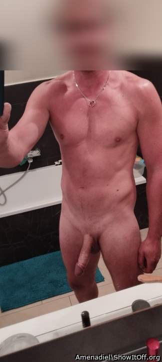 Preparation in the bathroom